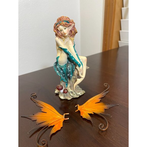 David Ent Fairy Statue 7.5"H Fantasy Collectible Figurine Room Decor - Picture 7 of 8